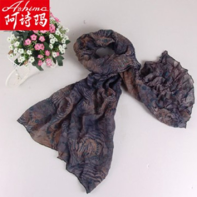 阿诗玛 时尚印花巴厘纱围巾怎么样 好不好