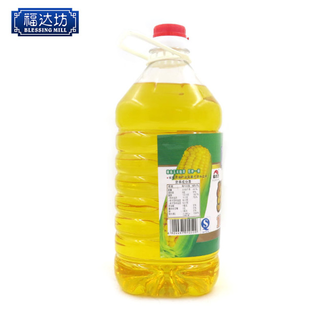 【食用油-非转基因】福达坊 纯玉米油 4l 非转基因 物理压榨 纯