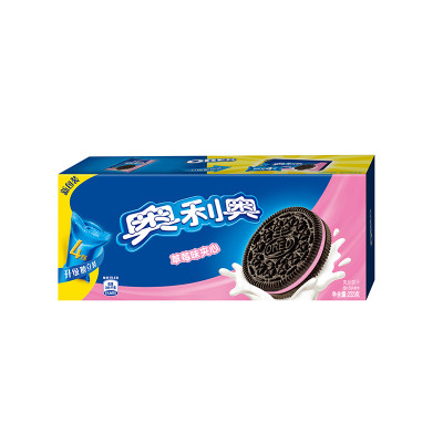 奥利奥 草莓味夹心饼干 233g/盒怎么样 好不好