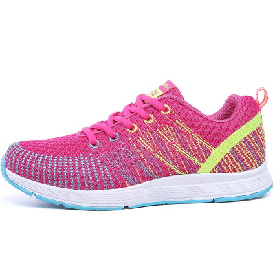 纽百伦运动秋季飞织线运动鞋女网面透气网面跑步鞋学生阿甘鞋轻便旅游