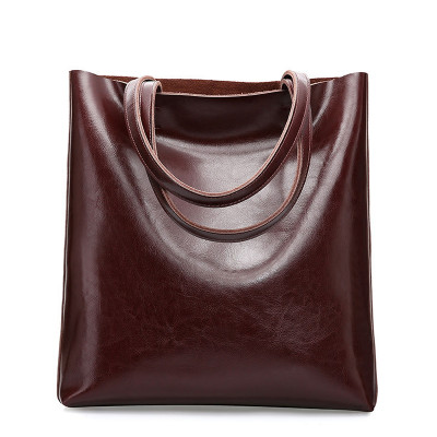 lamma island夏季新款真皮女包时尚女士包简约托特包大容量复古手提