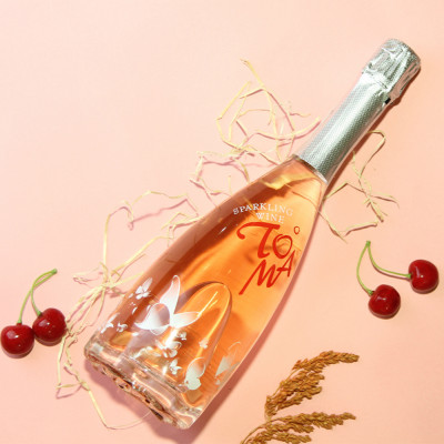 朵玛 西班牙原瓶进口朵玛桃红起泡酒甜香槟莫斯卡托气泡葡萄酒单支