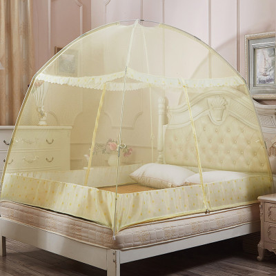 钟尚家纺 双开门加密加高蒙古包蚊帐防蚊布蚊帐 单人双人学生蚊帐怎么