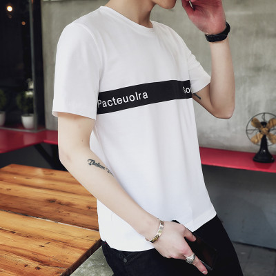 丹杰仕夏季新款男士短袖时尚修身圆领印花短袖男t恤潮男短袖jc怎么样