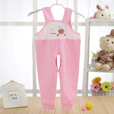 纯棉糖果色婴儿开裆裤子 单件背带裤怎么样 好不好