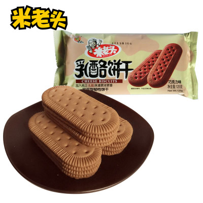 米老头 乳酪饼干巧克力味 125g怎么样 好不好