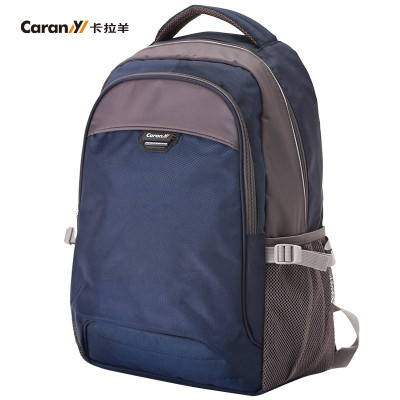 卡拉羊(carany)休闲双肩包韩版男女款学生书包旅行包旅游背包潮包 c5