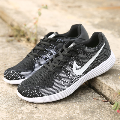 纽百伦运动 秋季新款飞织耐磨防滑轻便透气舒适运动跑步鞋男a057怎么