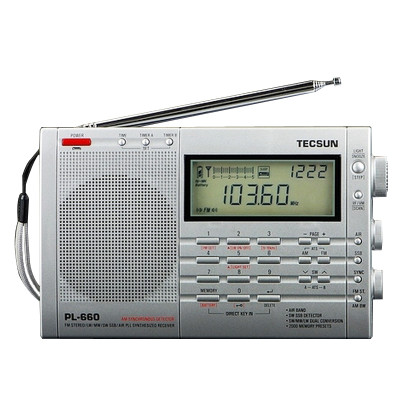 德生(tecsun) pl-660 全波段数字调谐立体声钟控充电收音机怎么样 好