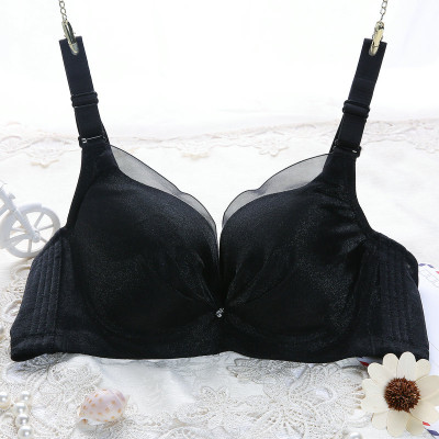 艾薇莉特光面蕾丝收副乳调整型聚拢文胸大码女士性感文胸侧收文胸内衣