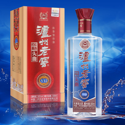 同款白酒佳節送禮白酒瀘州老窖紅色經典頭曲v12 濃香型白酒52度怎麼樣