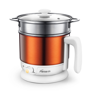 美苏小n锅分体电煮锅多功能电热锅杯学生宿舍泡煮面锅寝室小电锅带蒸