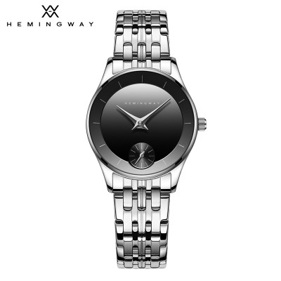 海明威(hemingway)德国手表时尚女表女士小秒盘防水石英表f002